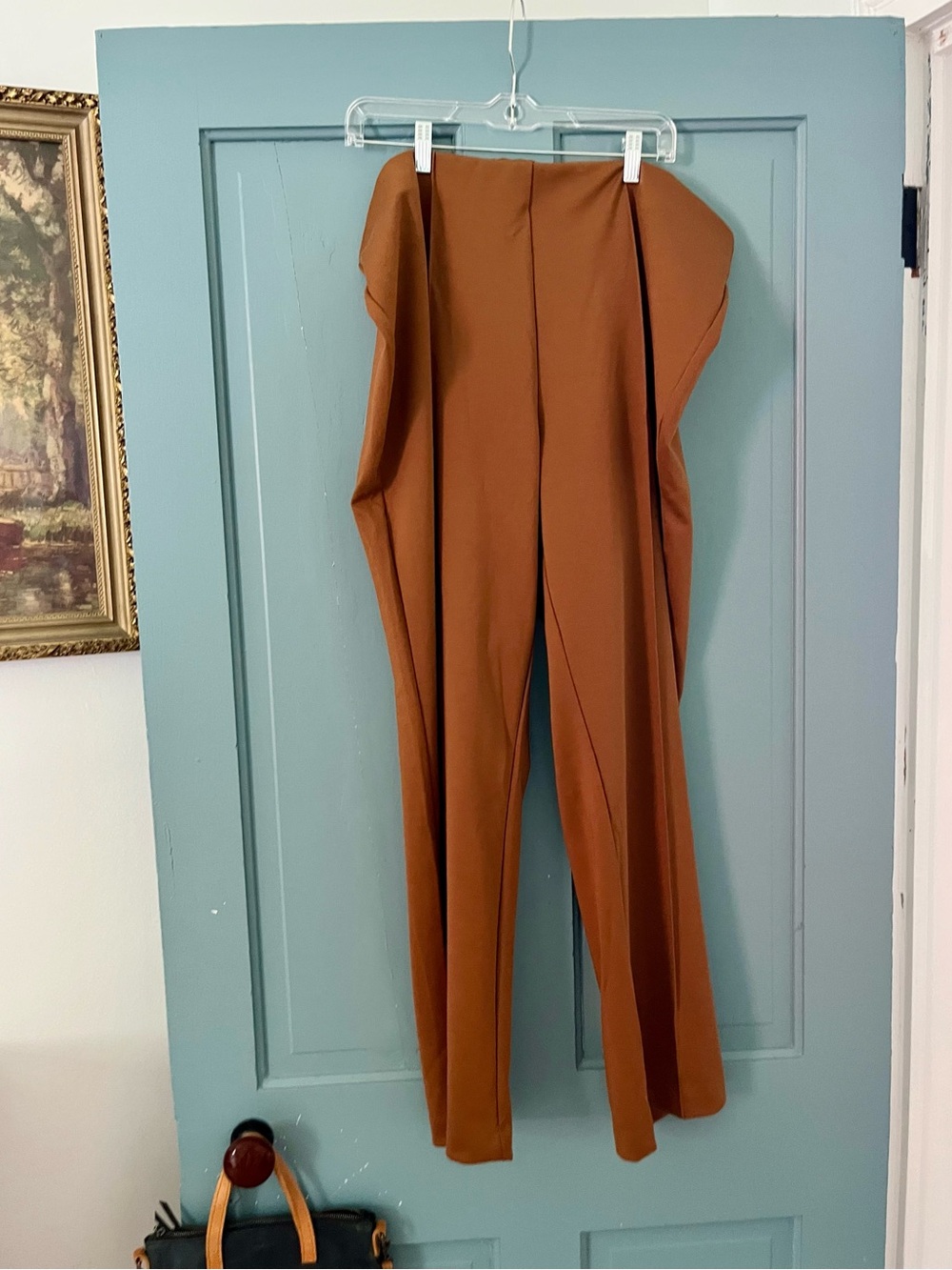 Ruby Rd. Flared Pants in Warm Rust Brown, from NorthStyle catalog